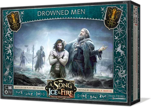 Miniatura 2 de CMON A Song of Ice and Fire - Caja de unidades de juego de mesa para hombres ahogados – The Watery Wrath of House Greyjoy, juego de estrategia