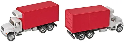 Miniatura 19 de Walthers SceneMaster International, Camión Col 7600 de 2 Ejes en Plata y Negro