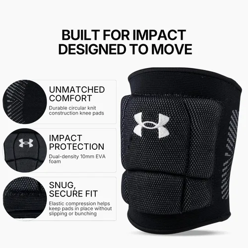 Miniatura 3 de Rodilleras de voleibol Under Armour, paquete de 2
