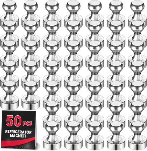 Miniatura 23 de LOVIMAG Imanes para nevera, 16 unidades, pizarra blanca para refrigerador, pequeño imán fuerte, accesorios de cocina, juego de casillero decorativo