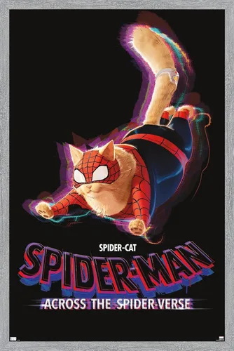 Miniatura 13 de Marvel Spider-Man: Across The Spider-Verse - Póster de pared de una hoja de Spider-Cat, 22.4 pulgadas de largo x 14.7 pulgadas de ancho, paquete