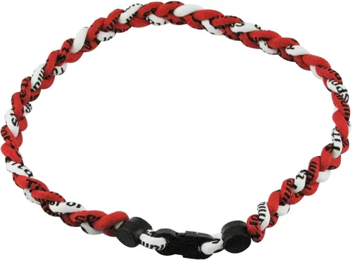 Miniatura 6 de MapofBeauty Dos colores moda tres trenzado cuerda Tornado collar