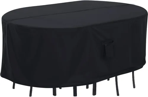 Miniatura 28 de ABCCANOPY Cubierta de Mesa Rectangular Cubierta de Mesa Universal Cubierta de Silla para Exteriores Impermeable y a Prueba de Polvo Resistente al
