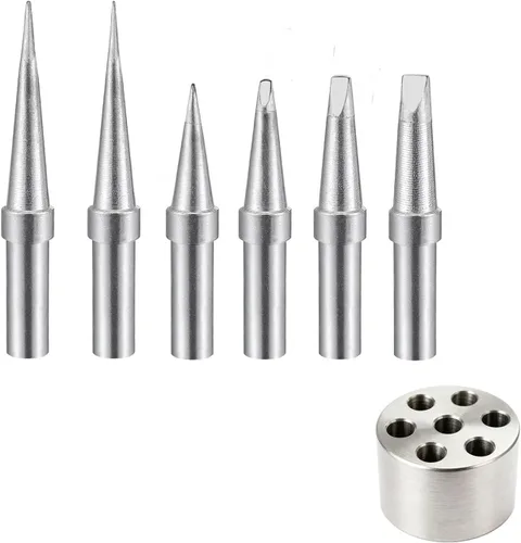 Miniatura 5 de Puntas de soldador de repuesto Weller ET Series, con soporte de metal, adecuado para WE1010NA WE1010 WCC100 WES50/51 WESD51 Estación de soldadura
