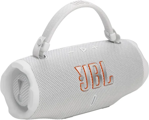 Miniatura 6 de JBL Charge 6 - Altavoz Bluetooth portátil, impermeable y a prueba de caídas, sonido JBL Pro audaz con AI Sound Boost, 28 horas de tiempo de Blanco