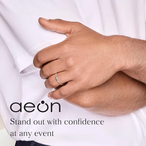 Miniatura 7 de Aeon Anillo de boda de plata de ley 925 30.197 in Ajuste cómodo para hombres y mujeres Tallas J-Z Calidad premium para momentos especiales