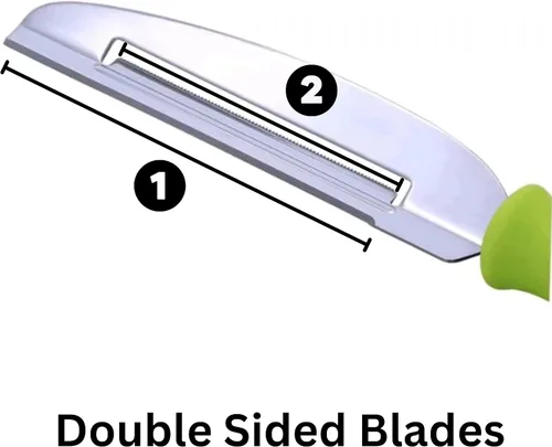 Miniatura 3 de Cuchillo pelador de frutas, cuchillo de verduras de doble hoja de acero inoxidable para cocina/corte y cuchillos de pelar para chef de 4 pulgadas