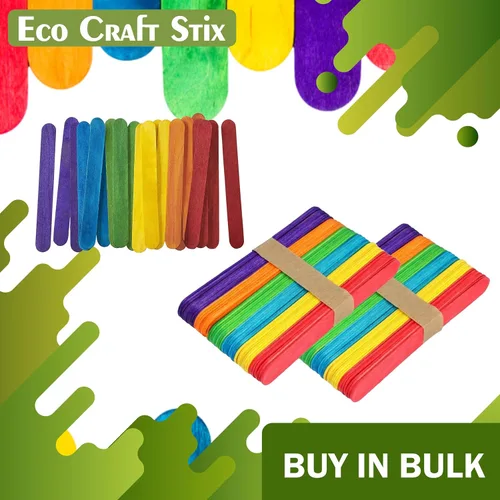 Miniatura 3 de Palitos de madera de colores, paquete