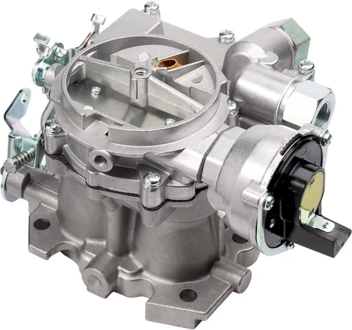 Miniatura 6 de Carburador marino de 2 barriles para Mercruiser Rochester Mercarb 3.0L 2.5L 4 CYL Motores con estrangulador eléctrico y juntas de chorros de enlace