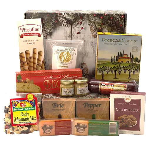 Miniatura 4 de Gift Basket Village Home For The Holidays Cesta de regalo de Navidad (grande)