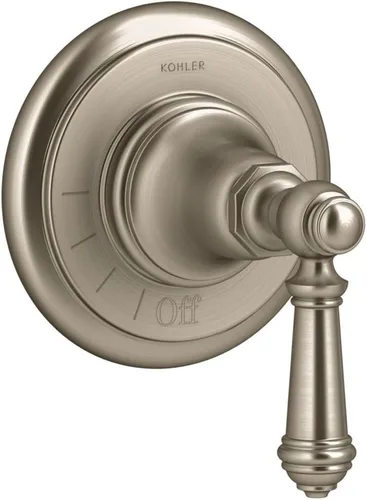 Miniatura 5 de KOHLER T72771-4-BL Artifacts Mastershower Control de volumen válvula de ajuste con palanca de manija, negro mate