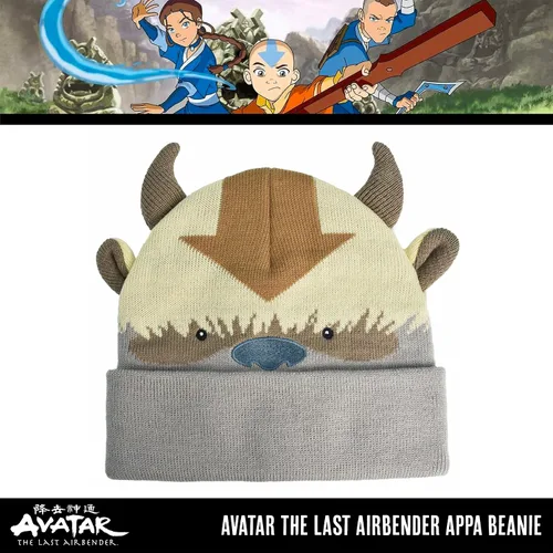 Miniatura 2 de Concept One Avatar The Last Airbender Appa - Gorro de punto acrílico con puño, multicolor, talla única