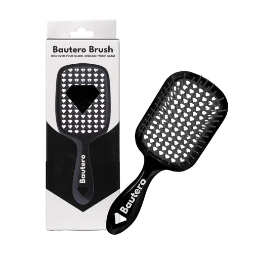 Bautero Cepillo desenredante para cabello grueso y rizado, desenredante sin dolor para cabello natural enrollado 4C, reduce la rotura y el