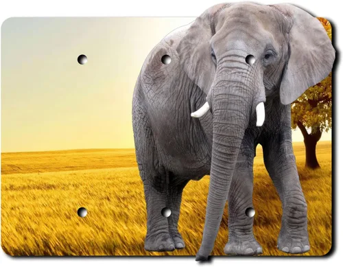 Miniatura 6 de Cubierta eléctrica acrílica decorativa de elefante - Salida única