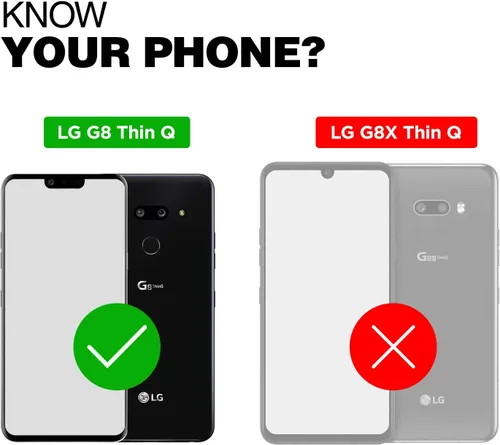 Miniatura 2 de Magglass Protector de pantalla de vidrio templado para LG G8 ThinQ (resistente a los arañazos) Ultra Clear (compatible con fundas)