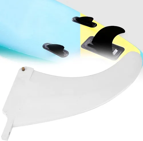 Miniatura 8 de Vbest life - Aleta de surf de fibra de nailon de 6.5 pulgadas para tabla de surf, aletas para tabla de surf, tabla de surf y tabla de paddleboard