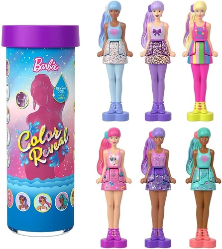 Miniatura 6 de Muñeca Mini Barbie Color Reveal 3.8 cm Modelo Aleatorio