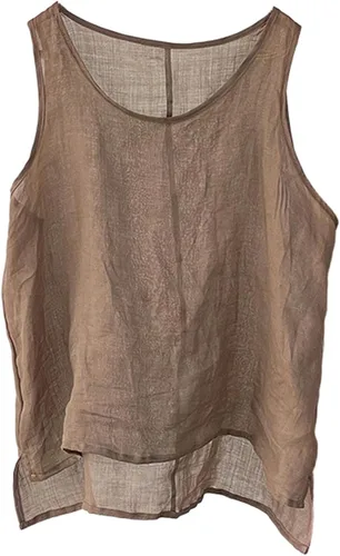 LZJN Camiseta sin mangas para mujer, transpirable, con estampado floral