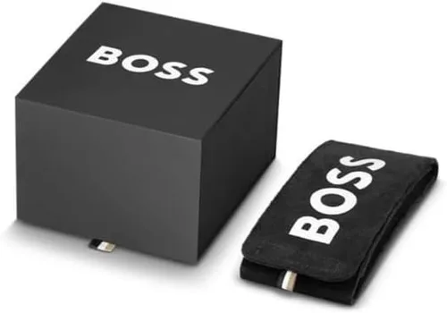 Miniatura 5 de BOSS Center Court Reloj cronógrafo de acero inoxidable para hombre, resistente al agua