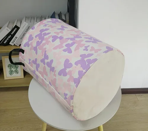 Miniatura 5 de Cesta plegable para ropa sucia para niños, cesta organizadora de almacenamiento plegable, almacenamiento de ropa de juguetes con asas para Mariposa
