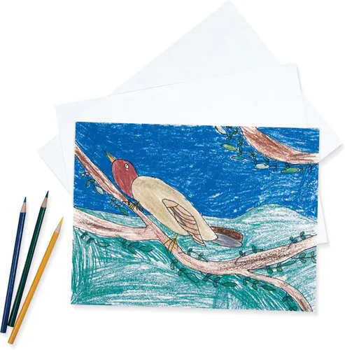 Miniatura 6 de Papel de Dibujo Pacon, Blanco, Peso Medio, 24" x 36", 250 Hojas