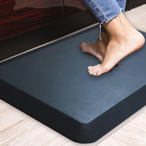 Tapete antifatiga extra grueso de 1 pulgada, tapete de cocina, tapete de escritorio de pie – comodidad en casa, oficina, garaje - espuma PU avanzada