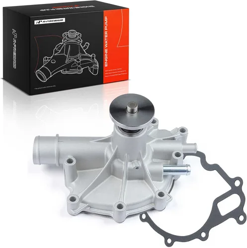 Bomba de Agua del Motor A-Premium con Junta - OHV V8 5.0L 5.8L - Compatible con Ford - Clase E, F - 87-96 - F-150, F-250, E-150 E-250 E-350