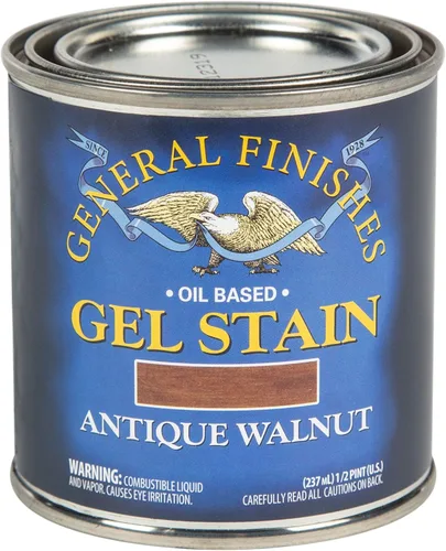 Miniatura 51 de General Finishes - Tinte en gel base de aceite, 1 cuarto de galón, cereza georgiana Georgian Cherry