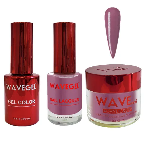 Miniatura 77 de WAVEGEL - Juego de gel de remojo, laca de uñas y polvo acrílico y polvo de inmersión a juego - Colección Queen - #015 Noble Men