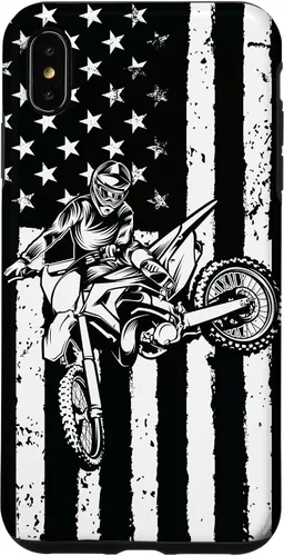 Miniatura 11 de Funda de motocross con bandera de Estados Unidos para iPhone 17
