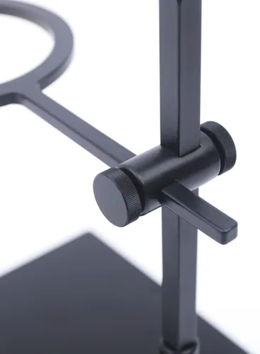 Miniatura 7 de Estación de café para verter sobre el soporte, soporte ajustable de aluminio negro para conocedores del café, amantes del café para la mejor