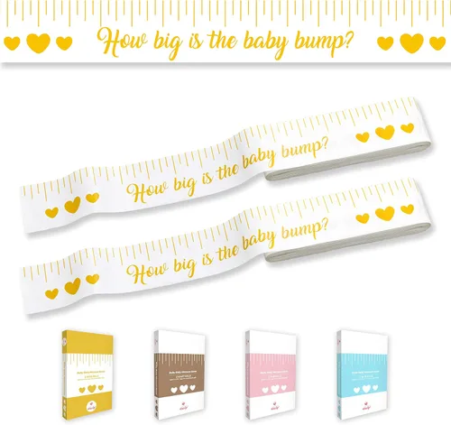 Miniatura 13 de Party Hearty Juegos Divertidos de Baby Shower para Niño, Juego de 2: ¿Qué Tan Grande Está la Pancita? y No Digas Bebé, Azul Azul - Combo Tm y Dsb