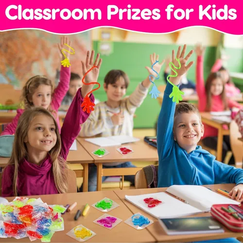 Miniatura 4 de 40 unidades de manos adhesivas para fiestas de cumpleaños para niños de 4 a 8 a 12 años, bolsas de regalos de verano, caja de tesoros, juguetes