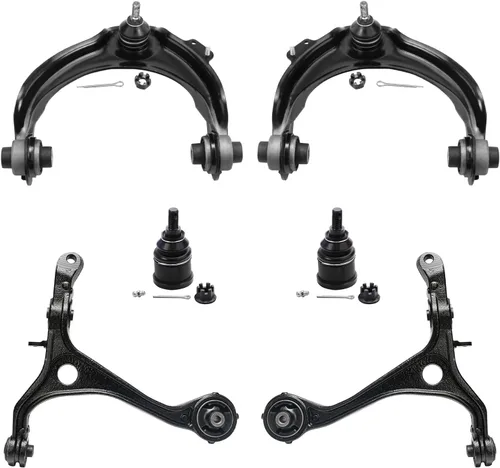 Miniatura 117 de Detroit Axle - Kit de extremo delantero para Chrysler 300 Dodge Charger Challenger 2011-2023, 2 brazos de control inferiores traseros 2 varillas