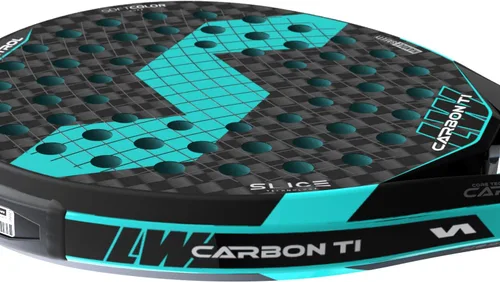 Miniatura 7 de Varlion LW Carbon Ti - Raqueta de pádel - Forma redonda para un máximo control - EVA Softcore, marco de carbono y fibra de vidrio, perforación