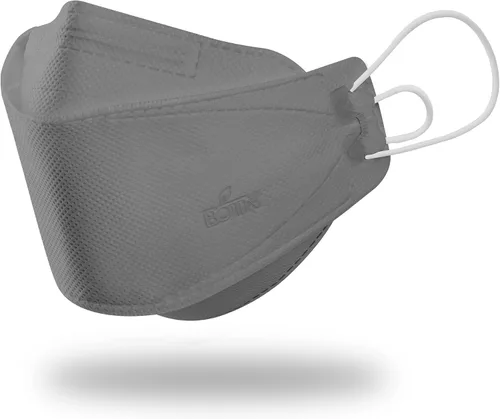 BOTN KF94 youth size 10Pcs Protective and Safety Mask, 4-Layer Filter Adjustable Strap Made in Korea (Medium, 4 Color)