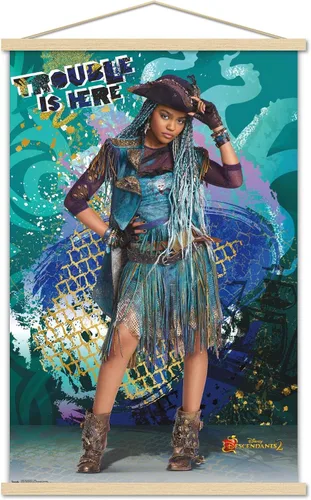 Miniatura 9 de Trends International Disney Descendants 2 - Póster de pared de Uma, 22.375 x 34 pulgadas, paquete de póster y clip