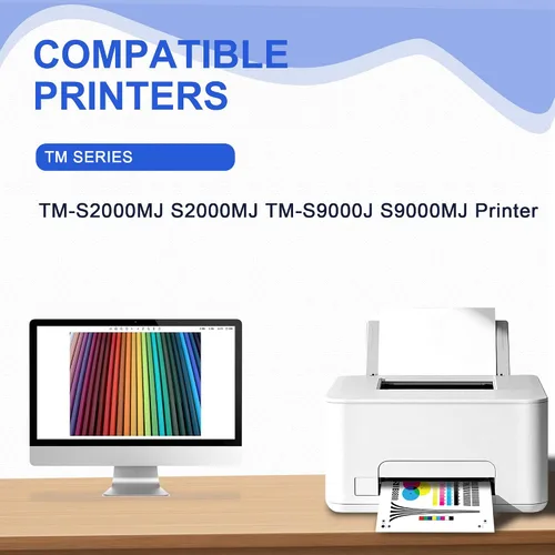 Miniatura 3 de SJIC18K Cartucho de tinta remanufacturado SJIC18 (K) Tinta C33S020484 compatible con impresora TM-S2000MJ S2000MJ TM-S9000J S9000MJ, negro