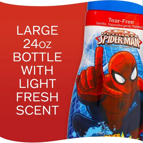 Miniatura 5 de Amazing Spider-Man Bath Time - Jabón de baño de burbujas para niños, 24 onzas líquidas, aroma a sandía