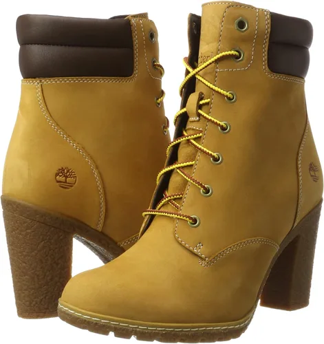 Miniatura 11 de Timberland Botas de tobillo con cordones para mujer, Trigo gamuzado, 6