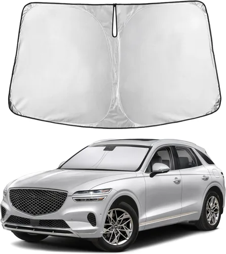 Miniatura 64 de EcoNour Parasol para parabrisas compatible con Hyundai Tucson 2016-2019 2020 2021, visera solar para parabrisas delantero y ventana, bloqueador