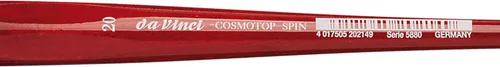 Miniatura 191 de da Vinci Watercolor Series 5580 CosmoTop Spin Pincel de Pintura, Redondo Sintético con Mango Rojo