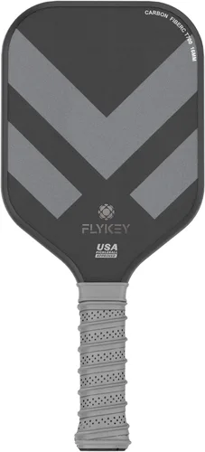 Miniatura 11 de FLYKEY Pickleball Paddles, T700 Carbon Fiber Pickleball Paddle with a 16mm Shark Power Polymer Core, USAPA Approved Pickle Ball Paddle, Strong Spin