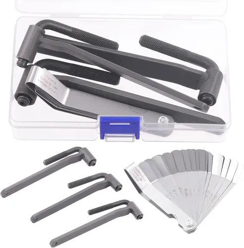 Tanstic Juego de 4 piezas de herramienta de ajuste de válvula de motor de motocicleta, llave de tuerca de válvula de 8mm 9mm 10mm, llave de
