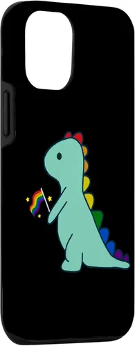 Miniatura 3 de Funda para iPhone 12/12 Pro LGBTQ Allysaurus Dinosaur Rainbow Flag Ally Gay Pride Month