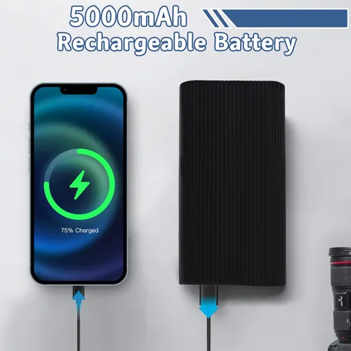 Miniatura 6 de Cámara de banco de energía, WiFi inteligente para interiores, cámara de seguridad 1080P HD inalámbrica con detección de movimiento, grabadora