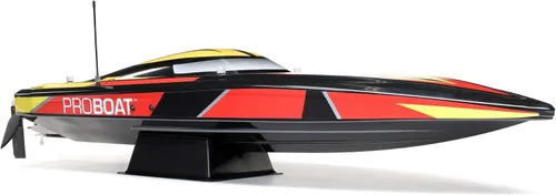 Miniatura 7 de Pro Boat Sonicwake V2 36 "Autoreducido sin escobillas RC Boat Deep-V RTR Baterías y cargador no incluido negro PRB08032V2T1