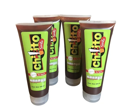 Chamoy Chilito Sirilo con Stevia (paquete de 4) apto para Keto. Bajo en carbohidratos, sin azúcar, delicioso