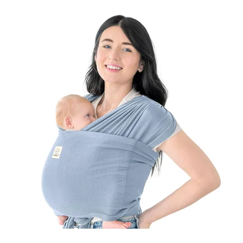 Miniatura 12 de KeaBabies Portabebés con anillo para bebé, fácil de llevar, ajustable D-Lite portabebés recién nacido a niño pequeño, camisa de transporte