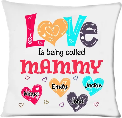 Miniatura 27 de Abuela - Almohada personalizada con corazón de amor, almohada personalizada para mamá, regalos para abuela, mamá de hija, nietos, día de la madre